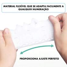 Pair Of 7.2x4.1cm Anti-Slip Silicone Gel Insoles Anti-Crack Heel Remover - 1 對 - 查看 5