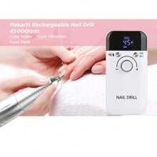 COSYGLOW Professional Portable Nail Drill Machine 45000 Rpm Manicure Machine Strong Nail Drill For Home And Salon, Pink - Pink - View 9