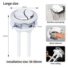 Dual Flush Toilettenspültaste, Toilettenspülkasten Zubehör