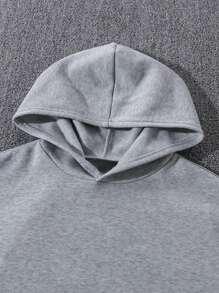 3pcs/Set Fashion Boys Teen Streetwear Long Sleeve Sweatshirt And Sweatpants, Autumn And Winter