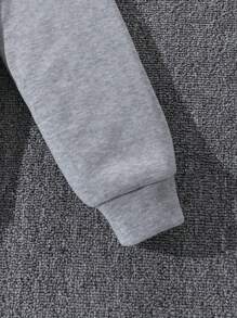 3pcs/Set Fashion Boys Teen Streetwear Long Sleeve Sweatshirt And Sweatpants, Autumn And Winter