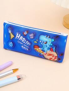 1 件恐龙主题大容量儿童铅笔盒 - 多色 - 查看 9