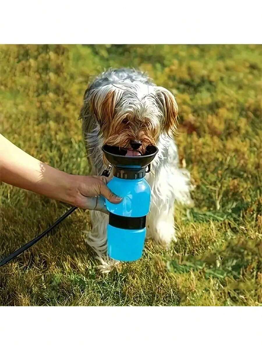 500ml Portable Water Drinking Bottle For Pets Traveling - Màu xanh lam - Xem 1