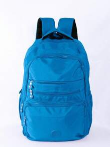 Large Backpack 5 Compartments Durable Travel Gym Work College - Royal Blue - View 2