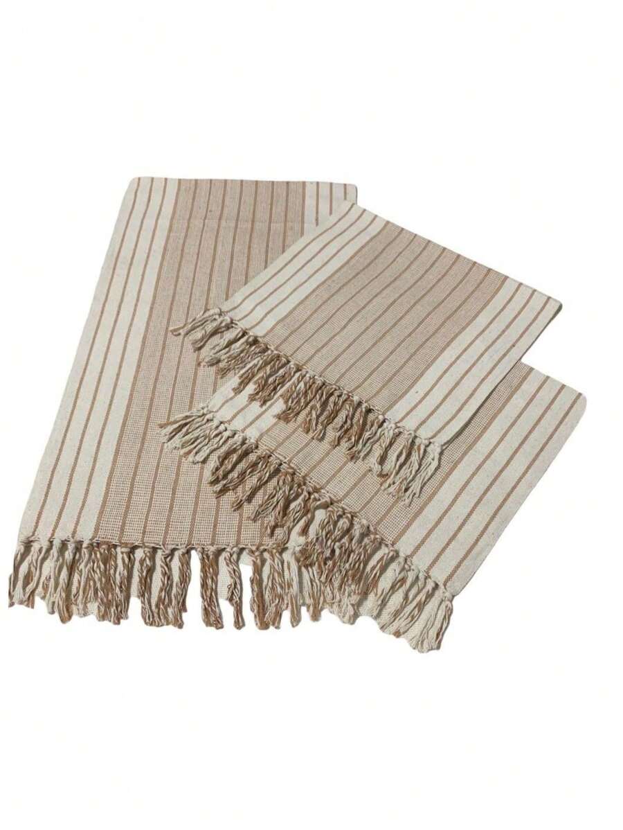 3-Piece Kitchen Rug Set 100% Cotton - Creamy White - View 1