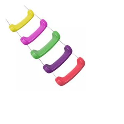 Balanço Radical Kids Infantil Plástico Reforçado Colorido com Corda.