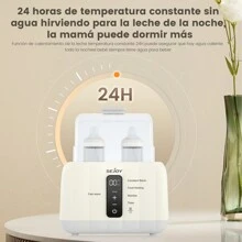 Sejoy Baby Bottle Warmer, Baby Food Warmer Accessories And Bottle Feeding Accessories - 白色 - 查看 3