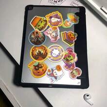 Dekoracja na Halloween 50 sztuk Halloween Zabawa Graffiti Naklejki na Imprezę Do Dekorowania Komputera Biurko Kask Deskorolka Gitara Butelka Walizka Notatnik Księga Mogą Być Naklejki DIY Naklejki Samoprzylepne