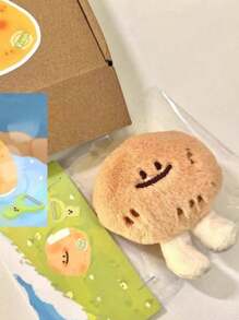 1 件可爱土豆/西兰花吊坠，可用作钥匙扣或包包挂件，适合作为送给家人、朋友、同学的纪念礼物 - 彩色 - 查看 3