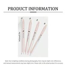 1pc/4pcs Gojo Uses A Heart-Shaped Neutral Ballpoint Pen As A Quick Drying And Simple Brush For Students To Use In School Supplies, Signatures, Brush Questions, And Draw,Back To School - Multicolor - View 6