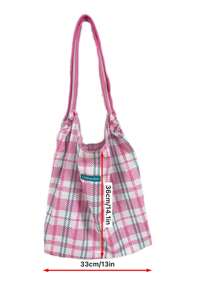 1 件帆布手提包、休闲邮差包、斜挎包、男女通用大钱包、旅行和工作、波西米亚风 - 多色 - 查看 2