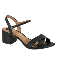 Vizzano Women's Sandal With Thick Block Heel, Basic In X, ORIGINAL COMFORT - X 上黑色 - 查看 1