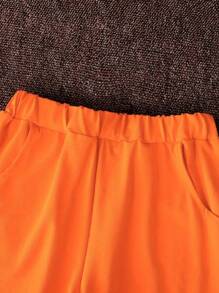 2pcs Tween Boy Casual Colorful Letter Printed Comfortable Versatile Short Sleeve T-Shirt & Shorts Set, Fashionable Lightweight & Comfy Summer Outfit!