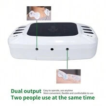 Digital Dual Channel TENS EMS Unit 15 Intensities Muscle Stimulator For Fatigue Relief TENS Machine Massager With 10pcs Replacement Electrode Pads