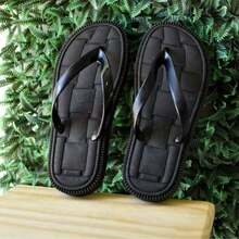 Women's Platform Flip Flops New Arrival Comfortable And Lightweight Promotion - 黑色 - 查看 2