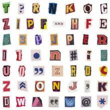100 张复古怀旧文字字母贴纸包 | 西方贴纸，高品质剪贴簿贴纸、涂鸦贴纸、日记、笔记本电脑、保险杠、滑板、水瓶、电脑、卡通、安全帽、汽车贴纸，贴纸可以为您的生活带来很多乐趣，是送给成人的完美礼物 - 彩色 - 查看 4