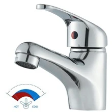 Wasserhahn Bad-Mischbatterie Waschtischarmatur Badezimmer Einhebelmischer Chrom - Silber - Übersicht 7