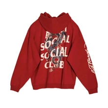 Anti Social Social Club ASSC X  RED HOODIE - Multicolor - View 1