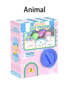 1 set Jouet Twist Egg, Jeux amusants, Mini surprises, Cadeaux d'anniversaire pour garçons et filles/Cadeaux de Noël/Halloween (Certains motifs et textes sont aléatoires, l'emballage en chinois et en anglais est envoyé de manière aléatoire). Jouets de Noël, jouets d'Halloween, convient pour Noël et Halloween - Multicolore - Voir 6