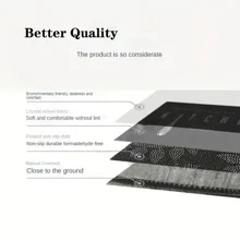 1 件装洗衣房地毯垫，字母组合印花厨房地垫，防滑防尘地毯，耐用地毯，可机洗，入口垫，适用于厨房、洗衣房、浴室、客厅、家居装饰、室内装饰配件 - 彩色 - 查看 9