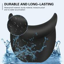 Hair Salon Shampoo Neck Cushion, Hair Washing Bed Pad, Silicone Neck Collar Mat For Water Rinsing - Black - View 7