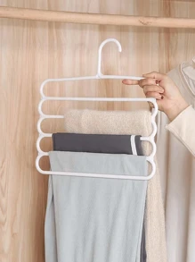 10pcs Multifunctional 5-Tier Plastic Scarf Holder Organizer Rack, Non-Slip Scarf And Tie Display Stand Decorations Decor Festival Decor Room Decor Home Decor Decor Bedroom Decor,Mother's Day,Gift For My Mother,Suitable For Laundry
