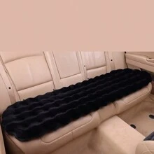 1pc Car Plush Seat Cushion Single Seat Cushion Backrest Rear Seat Cushion Winter Plush Car Mat Warm Soft Delicate,The Plush Texture Ensures A Luxurious And Snug Seating Experience,Car Acessesories