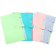 Bìa đựng hồ sơ có họa tiết nụ cười, khổ A4, phù hợp với những nơi như trường học, văn phòng. - thư mục nụ cười - Xem 1