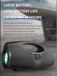ZEALOT ZEALOT P1 40W Portable Karaoke Wireless Speaker With 7200mAh Battery And Long Battery Life Supports TF Card/U Disk/AUX Playback, Professional Karaoke Speaker, Suitable For Family KTV And Outdoor Parties