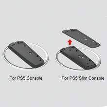 1 cái Màu đen, Dễ lắp đặt, Nhẹ & Bền, Đế đứng, Tương thích với Máy chơi game P5/P5 Slim - màu đen - Xem 6