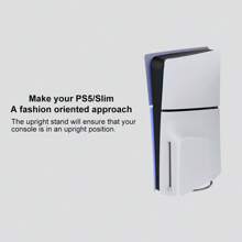 1 cái Màu đen, Dễ lắp đặt, Nhẹ & Bền, Đế đứng, Tương thích với Máy chơi game P5/P5 Slim - màu đen - Xem 5