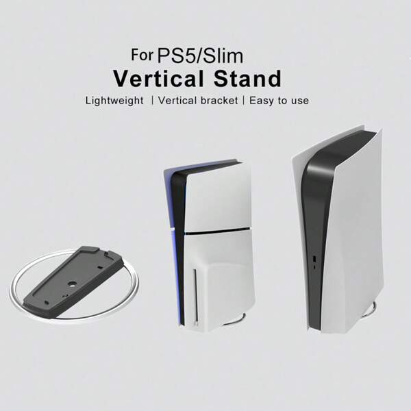 1 pièce Base de support vertical, noire, facile à installer, légère et durable, compatible avec la console P5/P5 Slim