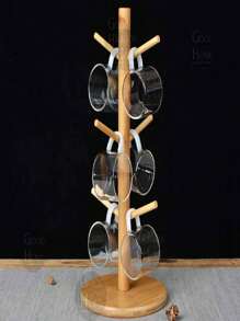 Suporte para xícaras bambu