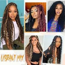 Goddess Locs Crochet Hair 18 Inch 3 Packs Faux Locs Crochet Hair Pre Looped Crochet Locs With Curly Ends Soft Locs Crochet Hair Extensions For Women