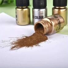 15g 4 Colors Metal Texture Epoxy Resin Colorant Glitter Marble Metallic Pigment Resin Dye Jewelry Making
