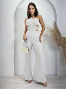 Swisz Women Jumpsuits - 白色 - 查看 4