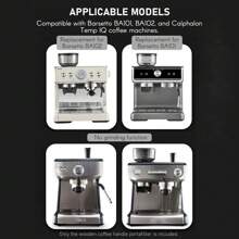 1pc 58mm 3 Ears Thép không gỉ không đáy Portafilter, Tay cầm cốc lọc cà phê thay thế cho Barsetto BA101 BA102 Calphalon Temp IQ - Nhiều màu - Xem 8