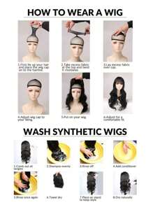 渐变红棕色合成蕾丝前假发，13x4 T 部分合成蕾丝假发，预拔长直发假发，适合女士 30 英寸初学者假发，透明蕾丝假发，带自然发际线 - 漸層紅色 - 查看 9