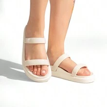 Women's EVA Two-Strap Papete Sandal - 白色 - 查看 2