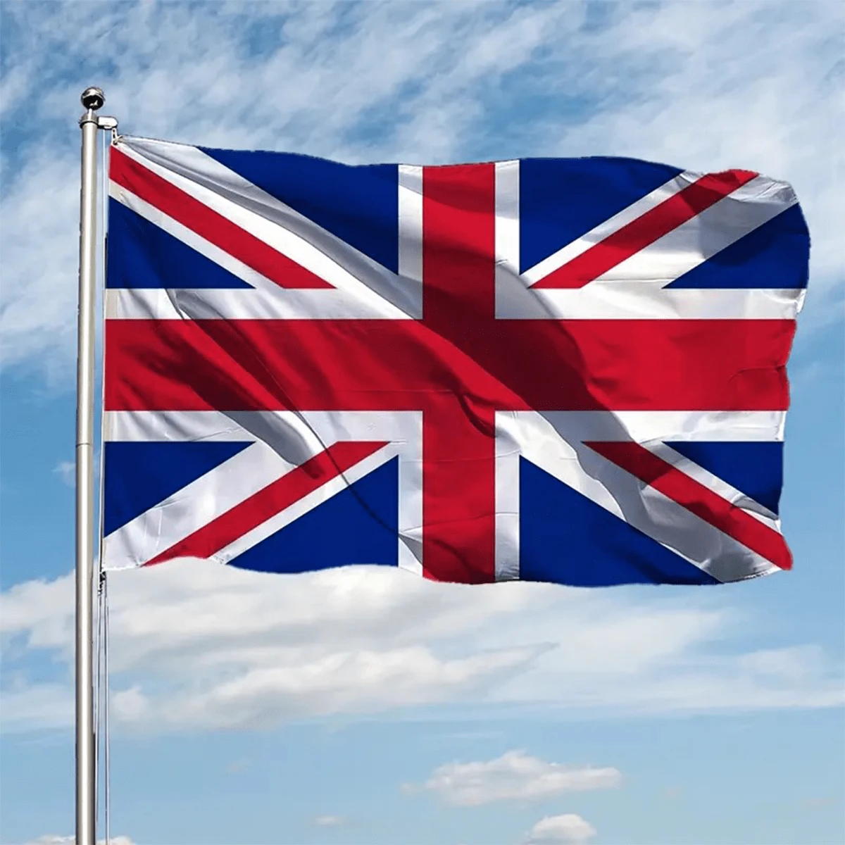 1pc, 3x5FT UK Flag Vibrant Color, UV Resistant, HighQuality