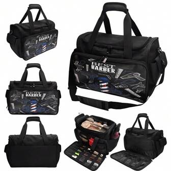 Kuaför El Çantası, Çok Fonksiyonlu Saç Şekillendirme Aletleri Düzenleyici Çanta, Taşınabilir Omuz Çantası