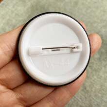 44mm / 1.7英寸鈕釦胸針DIY按扣工藝品 - 黑色 - 查看 5