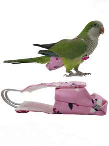 1pc Parrot Suit, Diaper, Poop Bag, Parrot Diaper, Flight Suit, Suitable For Parrots, Cockatiels, Pigeons, Washable Reusable Protective Parrot Nappy Clothes,Bird Suit Poop Bag