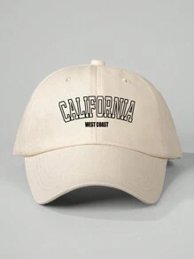 1 件装水洗加州印花棒球帽，可调节户外防晒帽，适合旅行海滩度假，Y2K 风格休闲帽，适合青少年万圣节