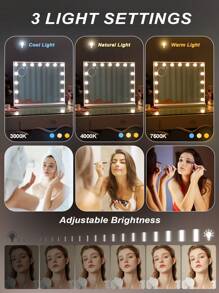 Personal Makeup Mirrors - White - View 4