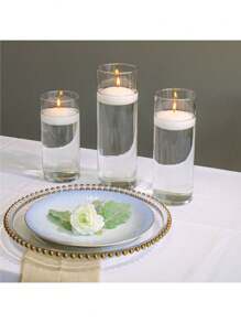 6 件/10 件/16 件小漂浮蜡烛，适合婚礼、节日和庆典的浪漫水蜡，闪光无烟石蜡，情人节漂浮蜡烛，婚礼装饰， - 多樣化香型 - 查看 7