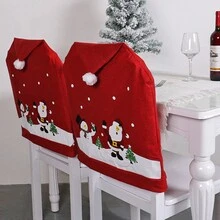 2/4 Vỏ bọc ghế Giáng sinh, Thiết kế mũ ông già Noel - Trang trí nhà hàng và khách sạn ngày lễ, Thiết bị và vật tư phục vụ thực phẩm, Vỏ bọc ghế trang trí Giáng sinh, Vỏ bọc ghế co giãn, Đám cưới, Sự kiện tiệc tùng, Lễ, Tiệc chiêu đãi, Tiệc, Trang trí hội nghị, Vỏ bọc ghế ăn, Trang trí Giáng sinh, Trang trí nhà cửa, Vật dụng Giáng sinh - Vỏ bọc ghế Giáng sinh cho nhà hàng/Quán cà phê, Giáng sinh - Bộ ghế người tuyết ông già màu đỏ - Xem 9