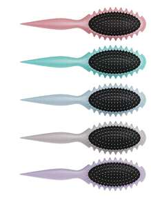 2025 新款卷发定型刷 - 卷发造型刷、卷发边缘提升和湿发梳理，用于塑造和定型卷发 - 男女皆宜的防毛躁发刷（由 Candybrush 设计） - 多色 - 查看 3