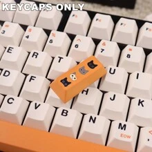 (Keycaps Only)144 Keys Splendid Cat PBT Keycaps Cherry Profile Dye-Sublimated Legends Custom Keycap Set For All Cross-Shaped Axis (Cherry-Style) Switches Mechanical Keyboard Caps Desktop Computer DIY Kit Mechanical Keyboard Accessories Keycaps Only No Keyboard - Beige - View 9