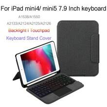 Teclado Mágico para iPad Mini de 7ª y 8ª generación de 8.3 pulgadas, Funda Inteligente con Trackpad, Retroiluminada y Táctil para iPad Mini de 4ta y 5ta generación de 7.9 pulgadas (Modelos A2993, A2995, A996, A2567, A2568, A2659, A2133, A2124, A2125, A2126, A1538, A1550) - Negro - Ver 11